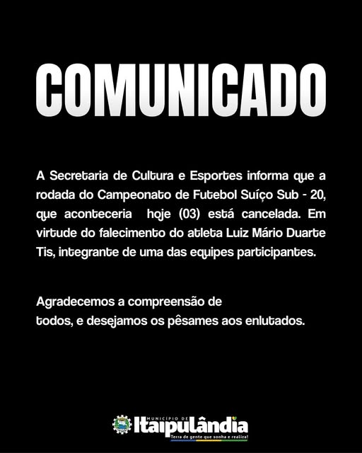 COMUNICADO