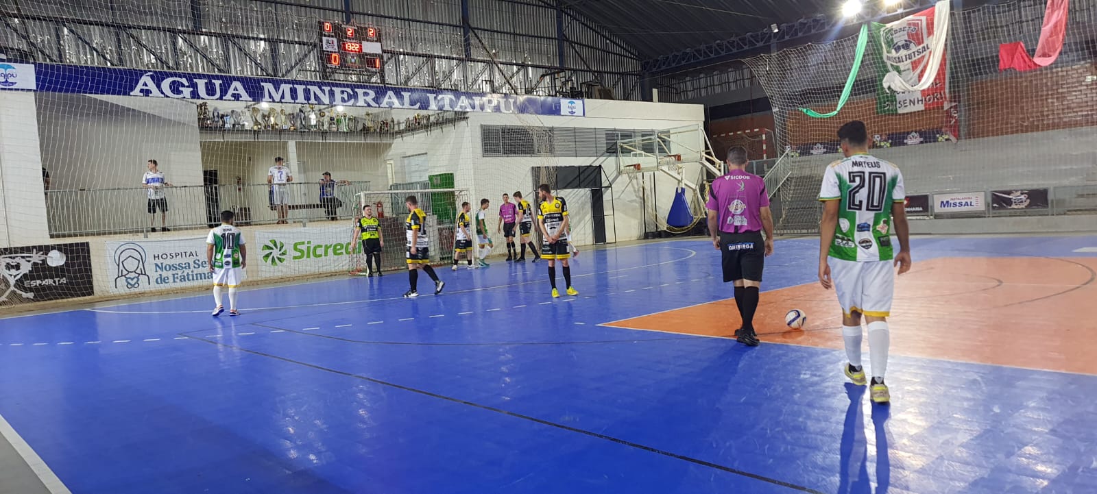 América Mineiro da Linha Caçador vence o São Bento e fica muito perto da classificação no Municipal de Futsal de Missal