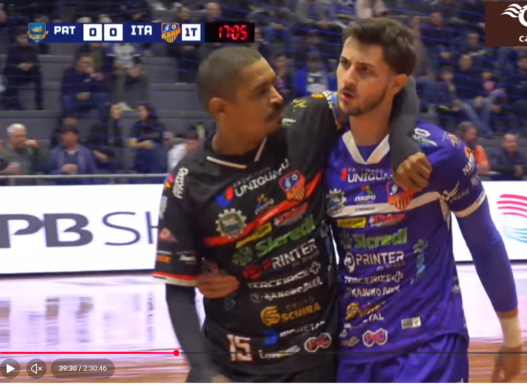 AFI Itaipulândia  empate com  Pato Futsal e segue na vice-liderança da Série Ouro