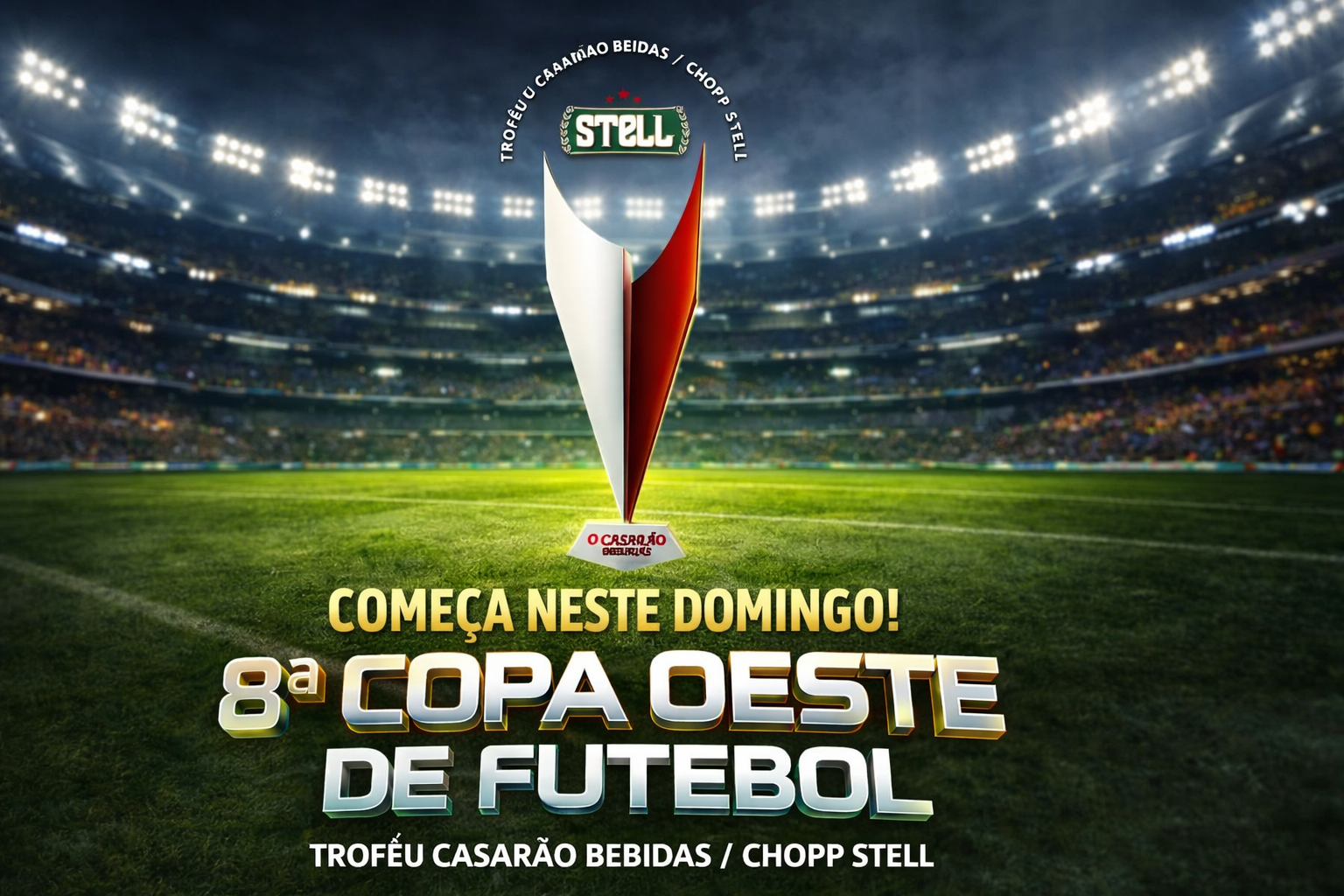 Domingo tem bola rolando pela 8ª Copa Oeste de Futebol