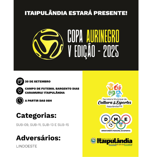 Itaipulândia em campo!