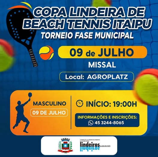 BEACH TENNIS MASCULINO EM MISSAL