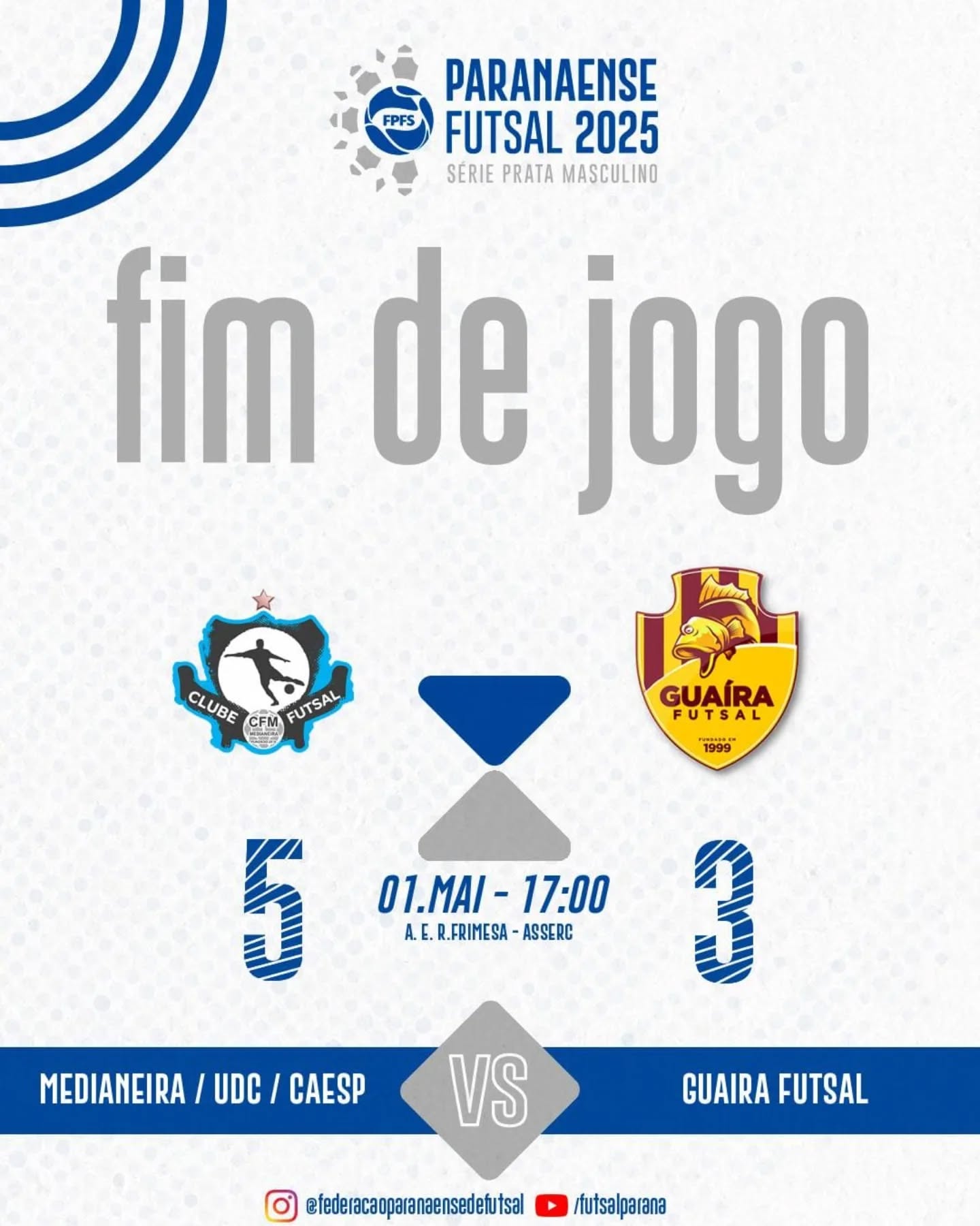 GOLS DA VITÓRIA DO CFM MEDIANEIRA