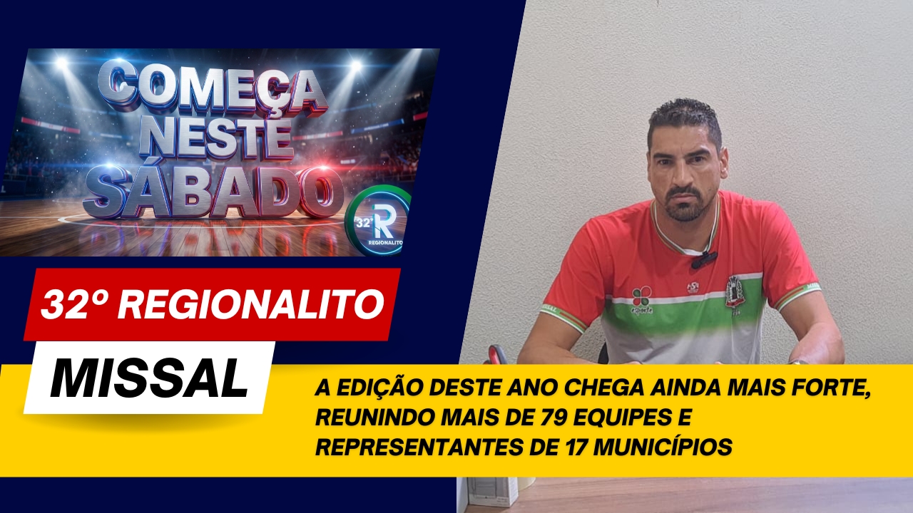 32º Regionalito de Missal começa neste sábado com recorde de equipes e 17 municípios participantes