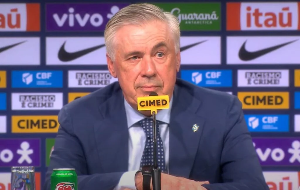 Maioria dos brasileiros não crê que a seleção de Ancelotti vai ganhar a Copa