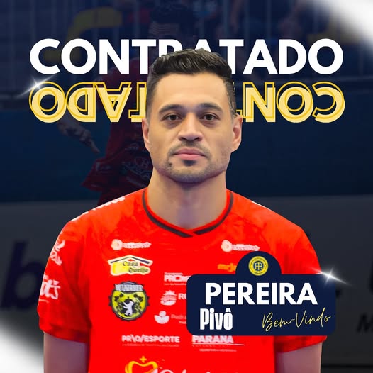 O craque, Pereira é o novo reforço do Terra Boa Futsal para a temporada de 2025!!