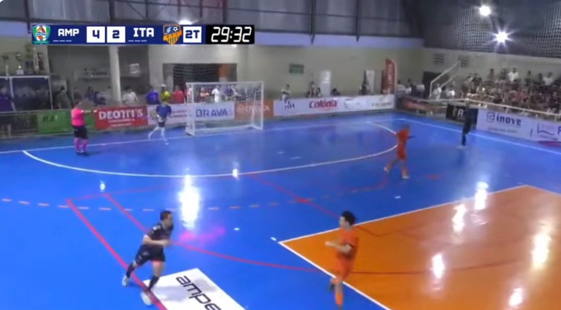 Itaipulândia Futsal sofre virada, perde invencibilidade e conhece primeira derrota na temporada