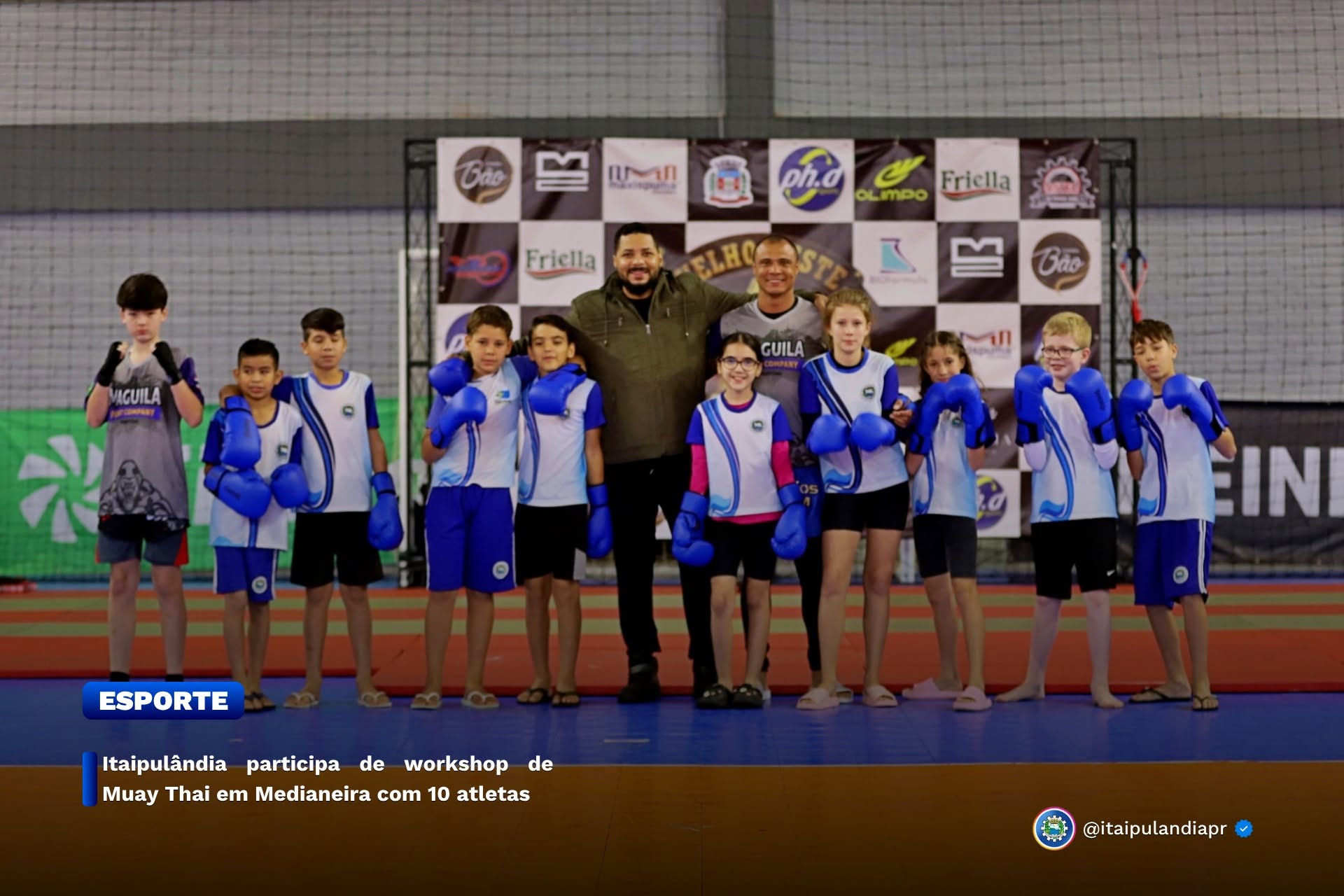taipulândia participa de workshop de Muay Thai em Medianeira com 10 atletas
