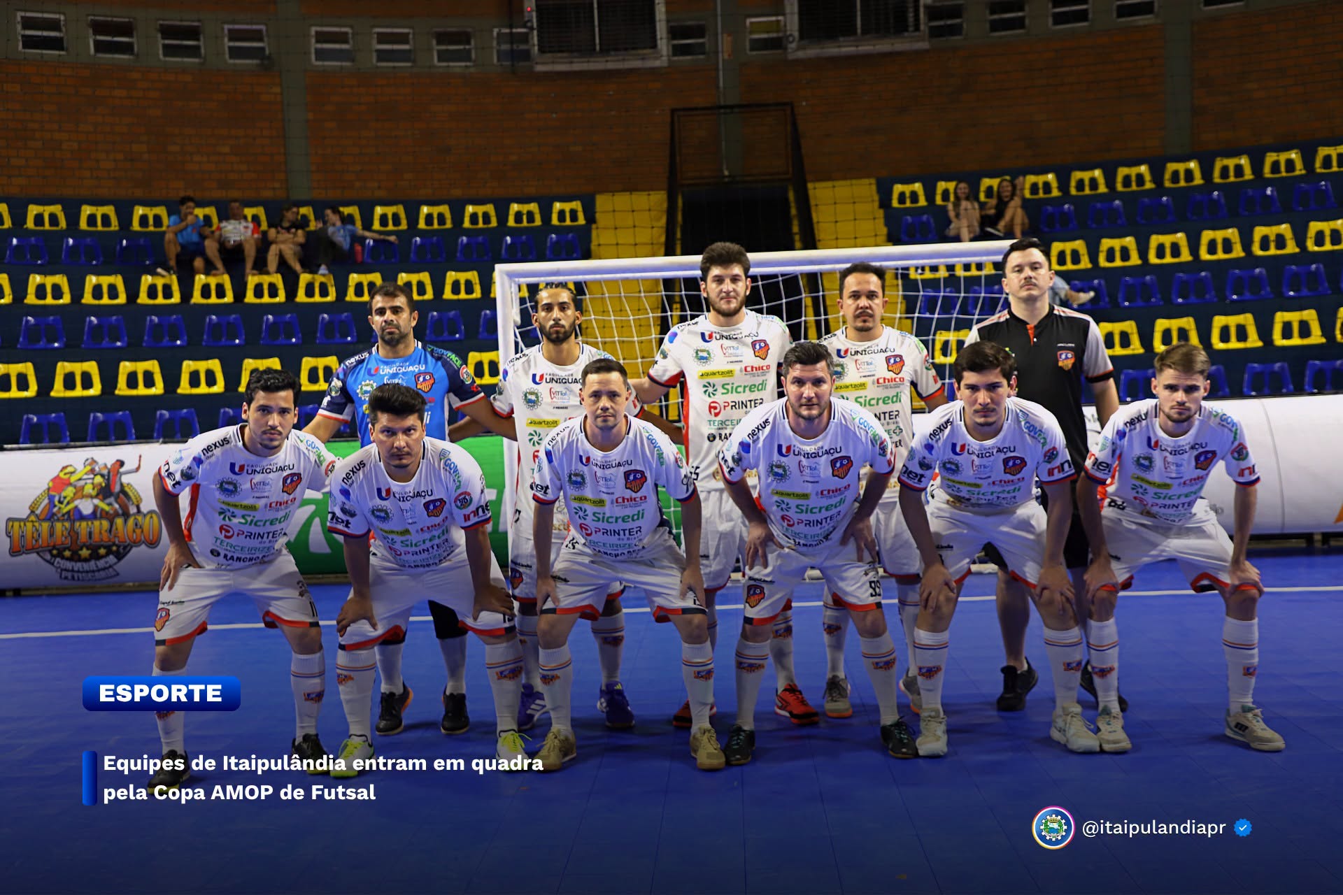 Equipes de Itaipulândia entram em quadra pela Copa AMOP de Futsal