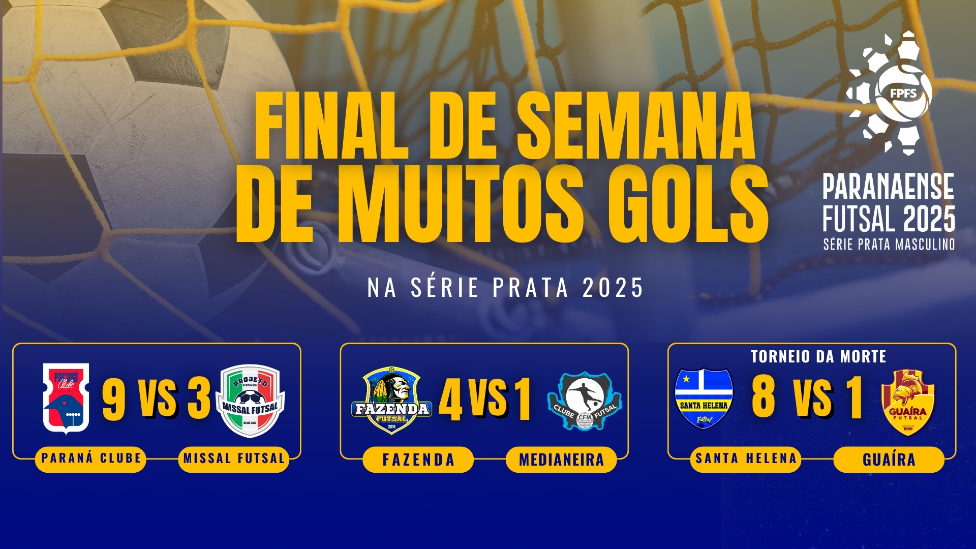 Final de Semana de Emoções Mistas para o Futsal Regional