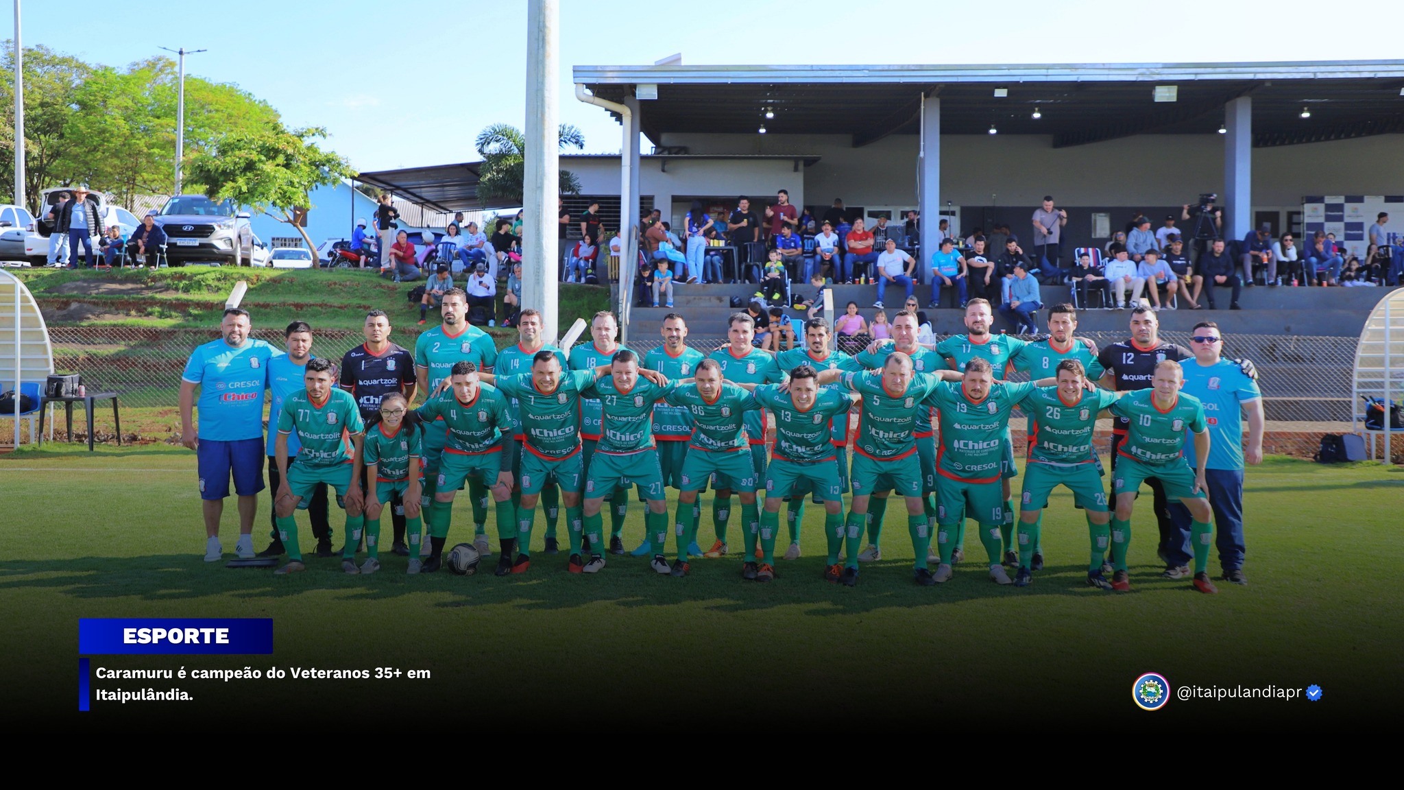 Caramuru é campeão do Veteranos 35+ em Itaipulândia
