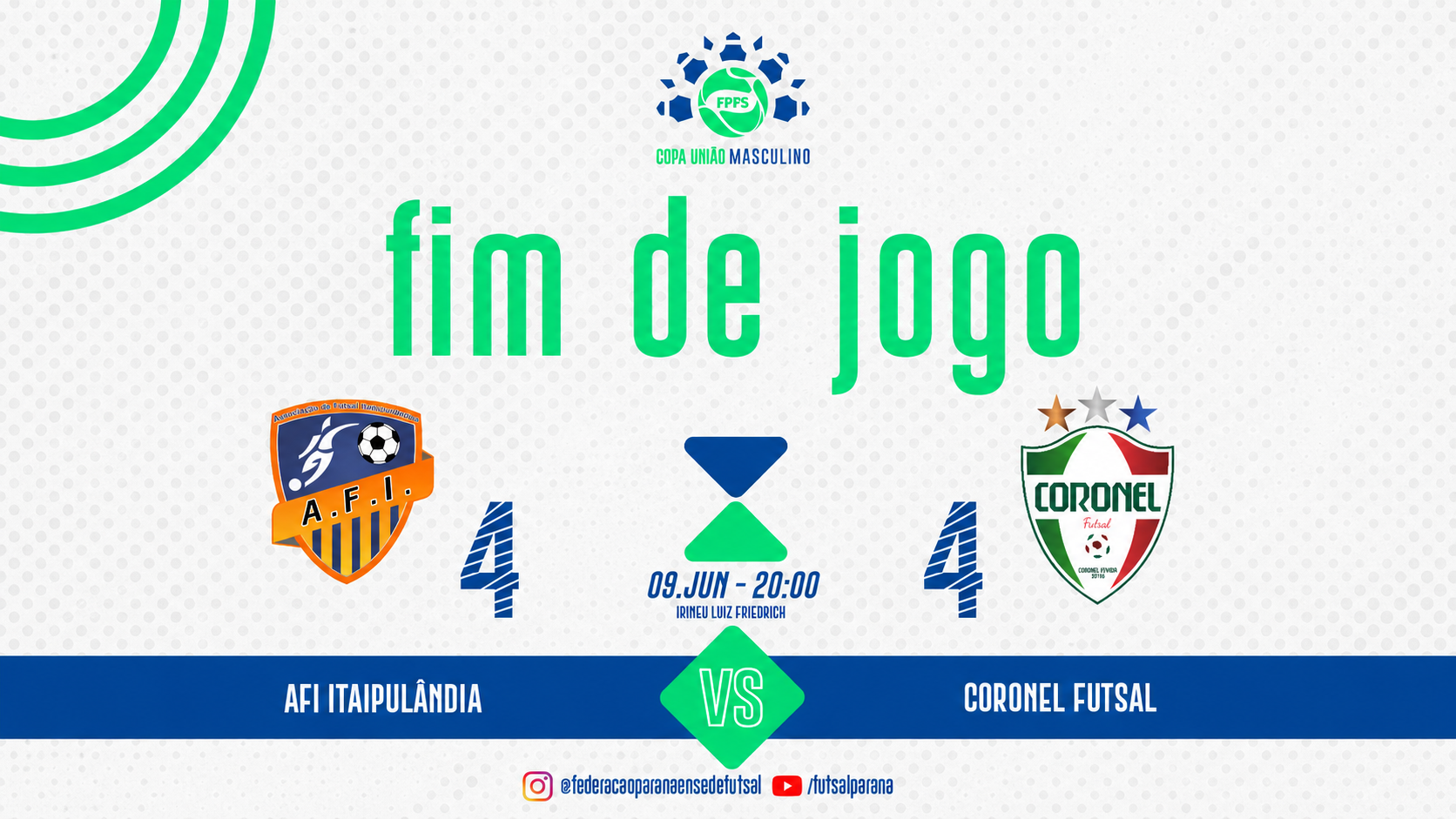 AFI Itaipulândia empata em jogo emocionante contra Coronel Vivida pela Copa União