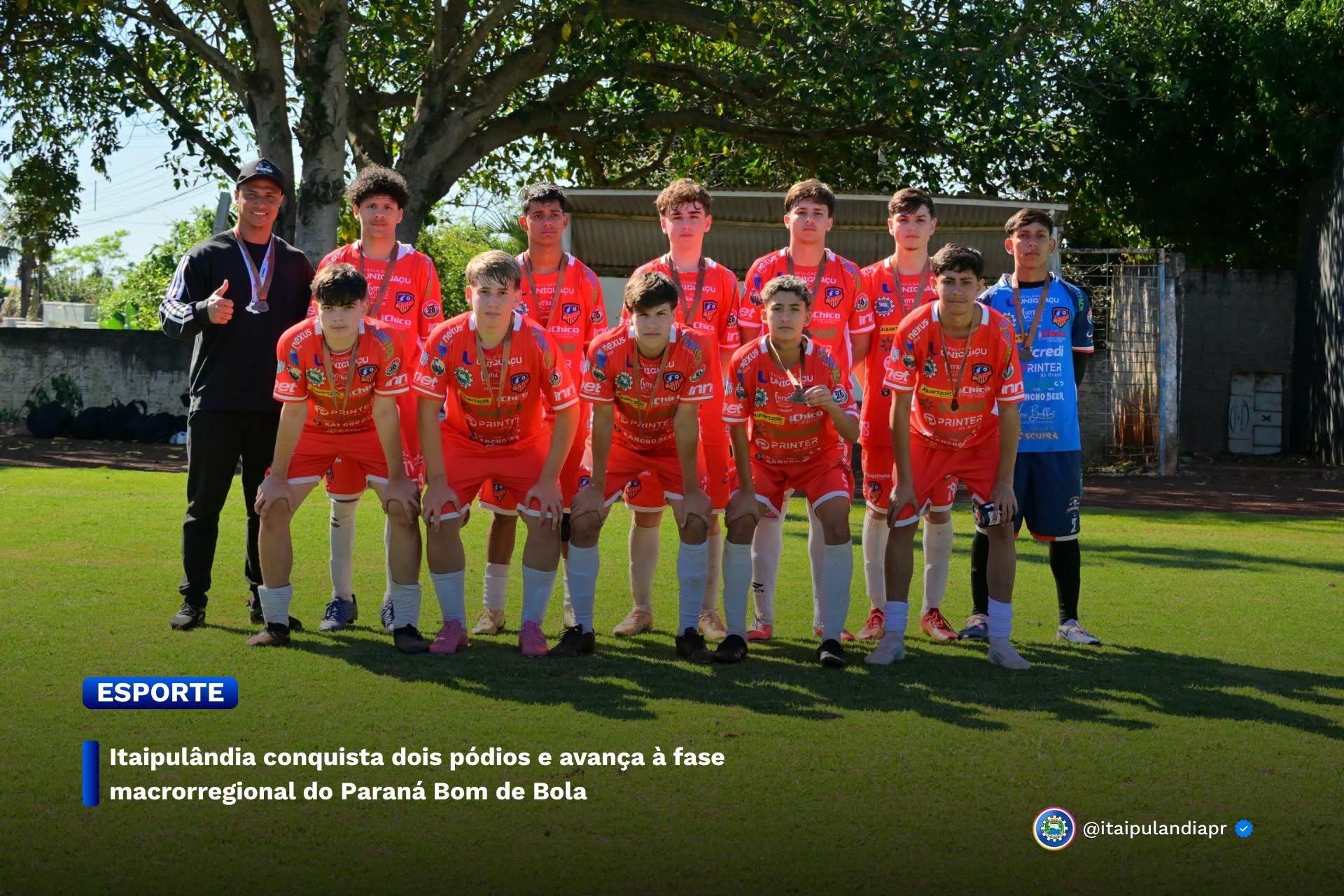 Itaipulândia conquista dois pódios e avança à fase macrorregional do Paraná Bom de Bola