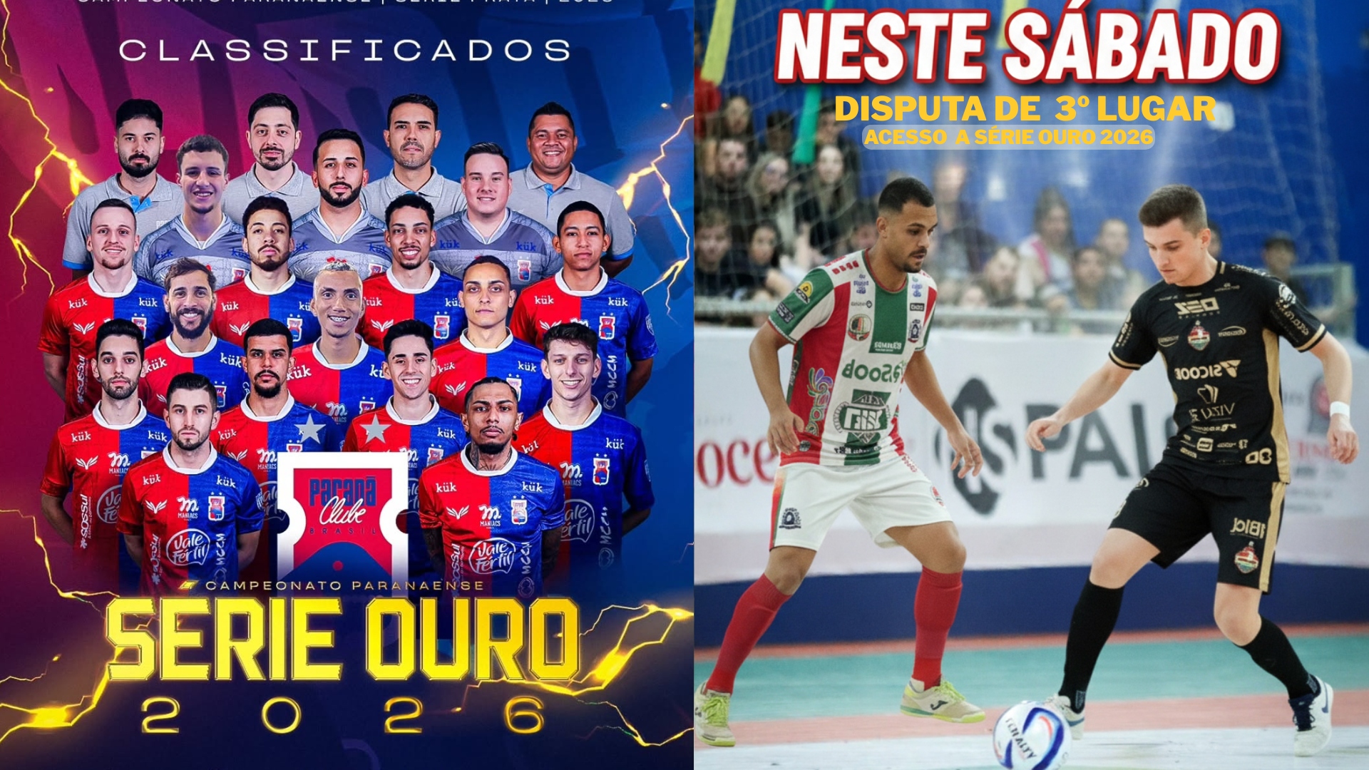 Paraná Clube garante vaga na Série Ouro 2026 e Missal Futsal conhece seu adversário na disputa pelo acesso