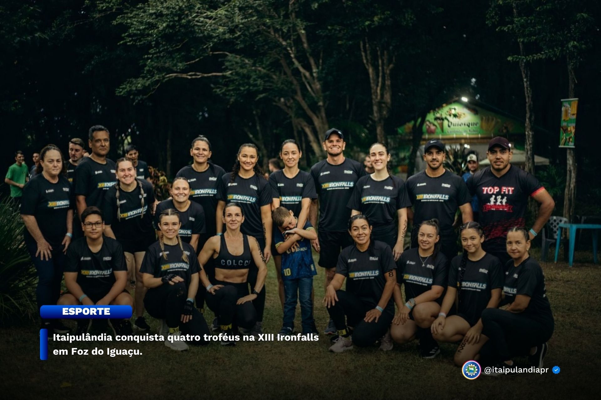 Itaipulândia conquista quatro troféus na XIII Ironfalls em Foz do Iguaçu.