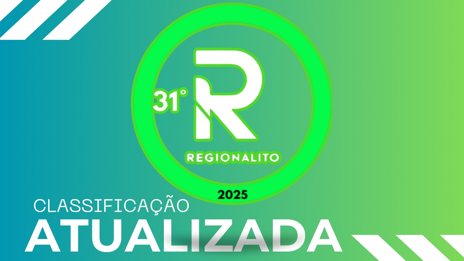 CLASSIFICAÇÃO ATUALIZADA DO REGIONALITO DE FUTSAL