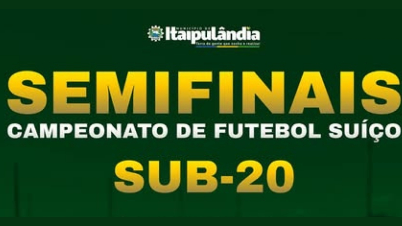 As semifinais do Campeonato de Futebol Suíço Sub-20 rolam neste sábado!