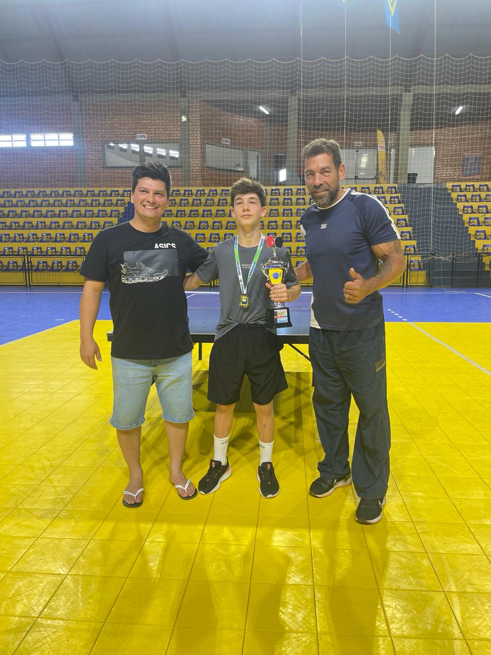 Resultados do I Campeonato Municipal de Tênis de Mesa