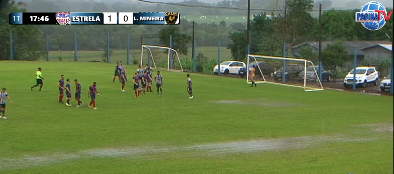 Chuva vira protagonista, Estrela do Oeste arranca empate e garante vaga na próxima fase da Copa Oeste