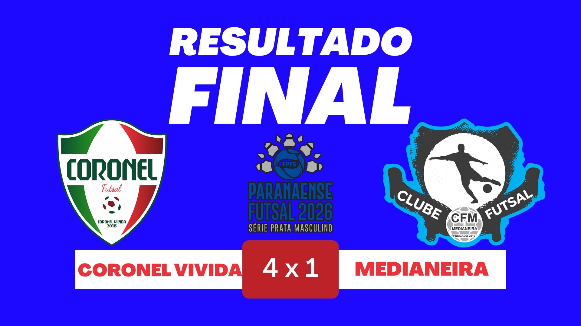 Medianeira Futsal é superado fora de casa na rodada da Série Prata do Paranaense