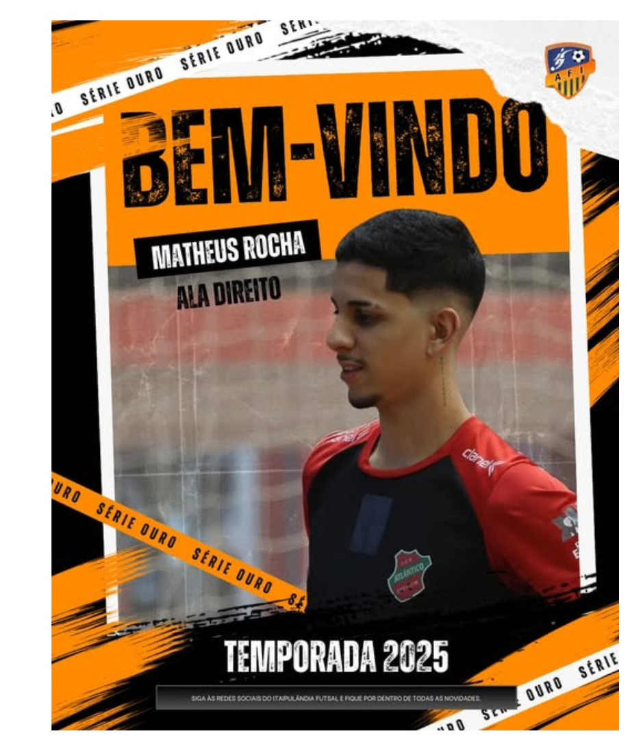 Matheus Rocha é o novo reforço da AFI para 2025