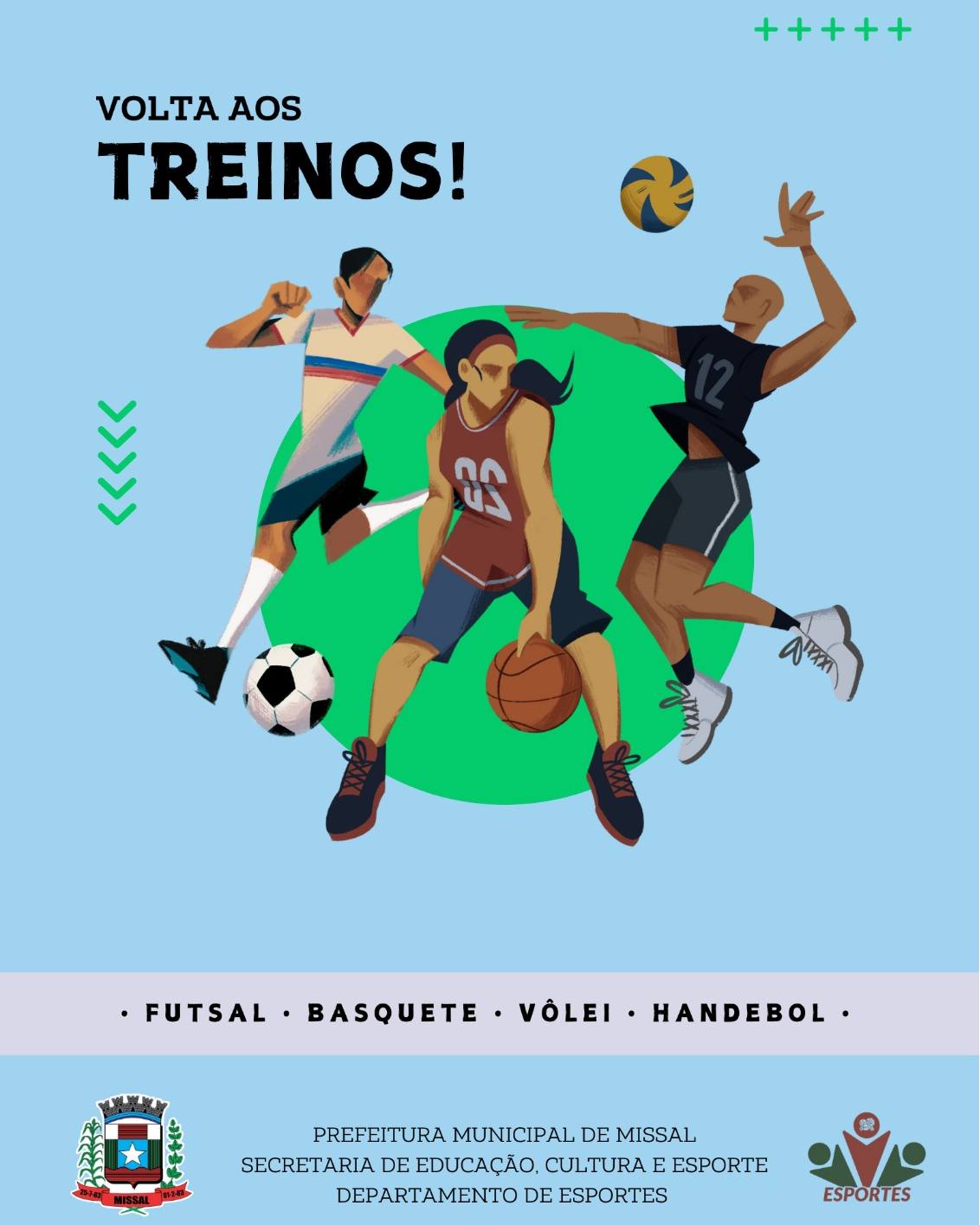ESCOLINHAS RETOMAM TREINAMENTOS EM MISSAL