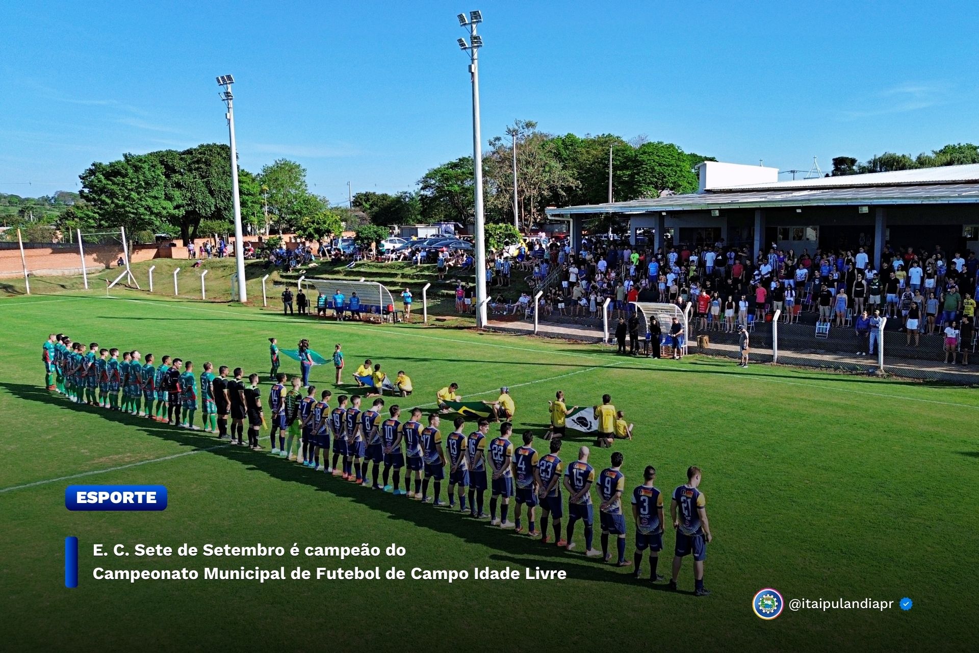 E. C. Sete de Setembro é campeão do Campeonato Municipal de Futebol de Campo Idade Livre