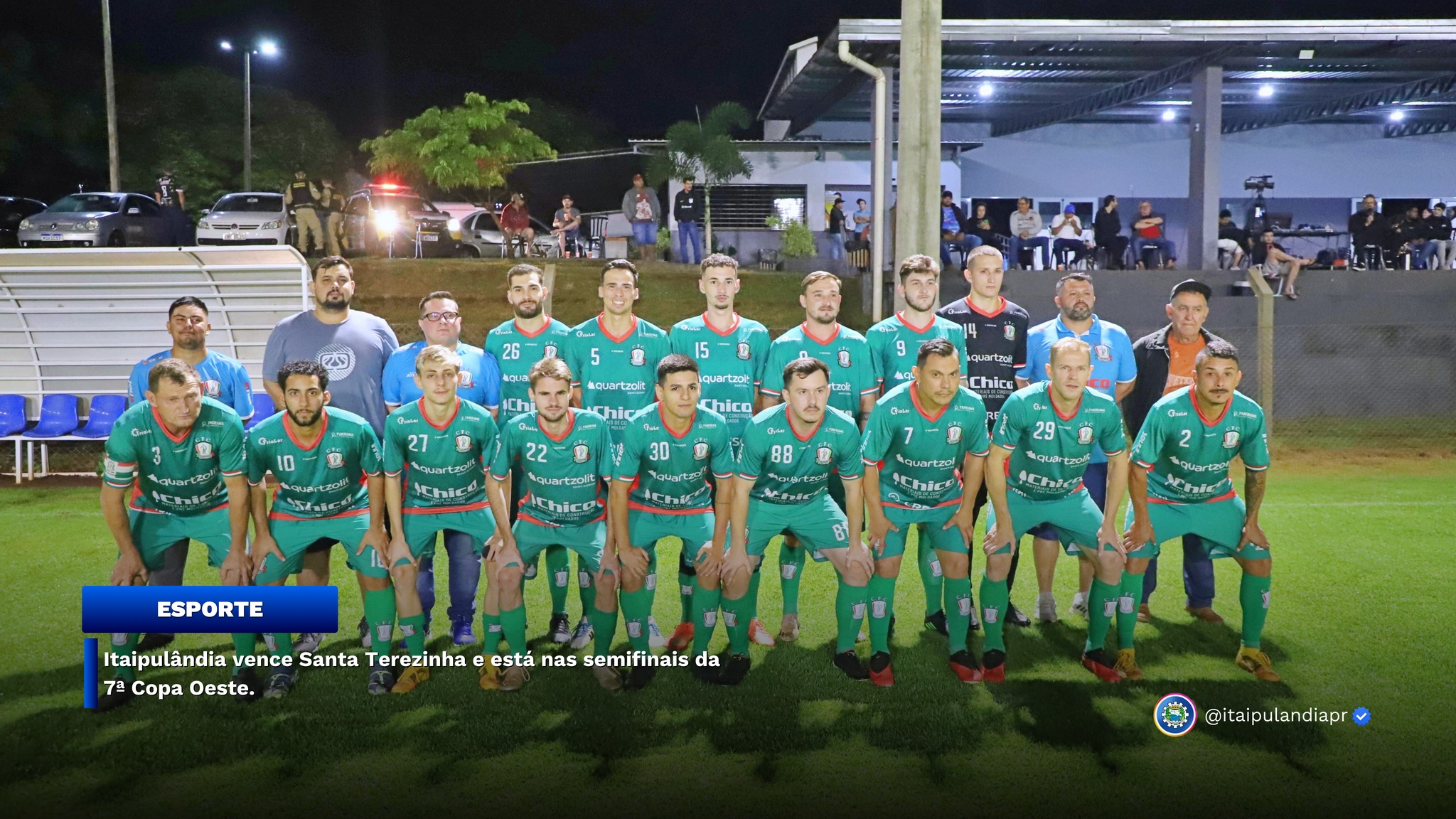 Itaipulândia vence Santa Terezinha e está nas semifinais da 7ª Copa Oeste