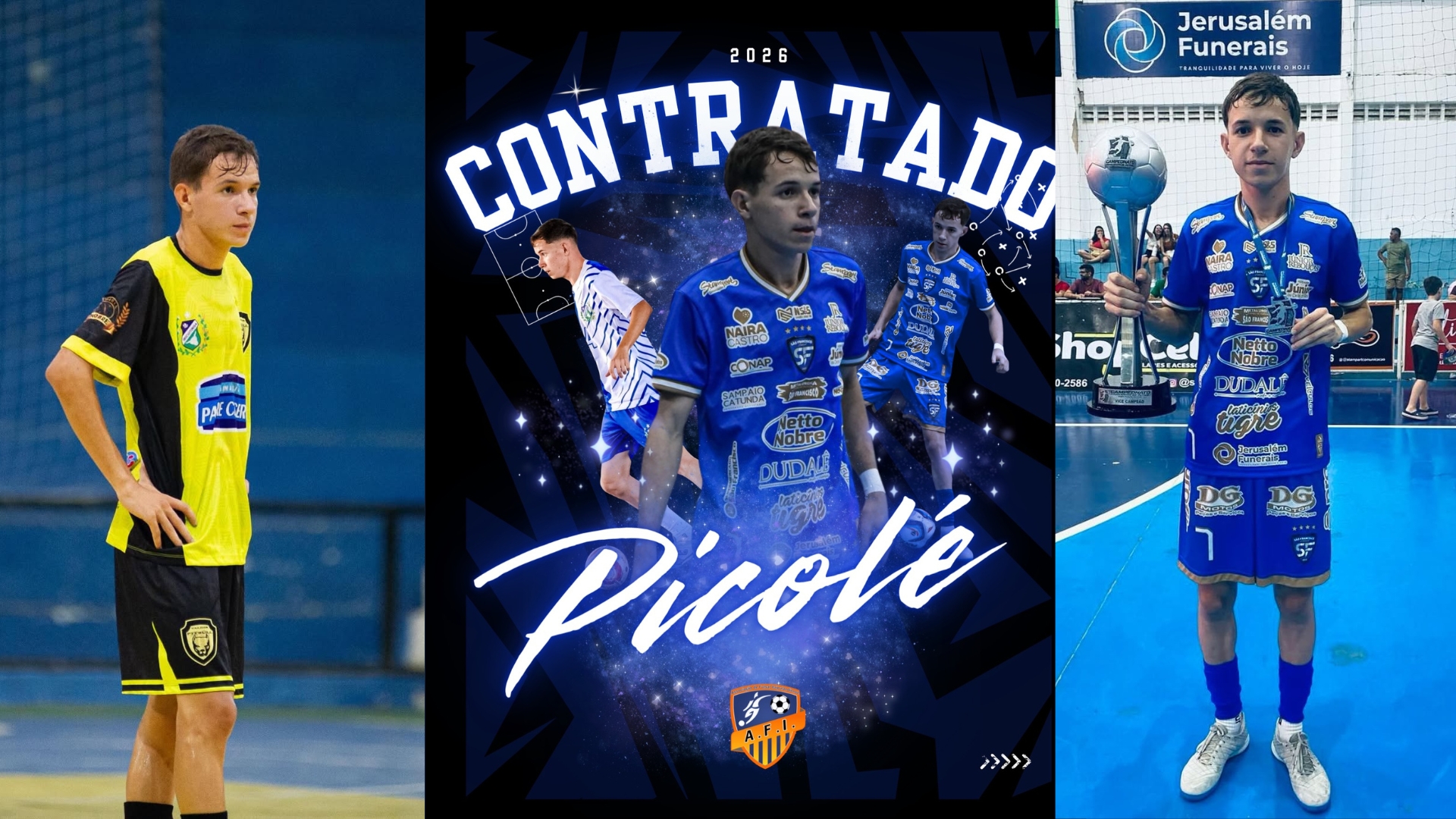 Itaipulândia Futsal anuncia Picolé como novo reforço para a temporada 2026